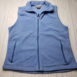 Columbia Baby Blue Fleece Vest XL